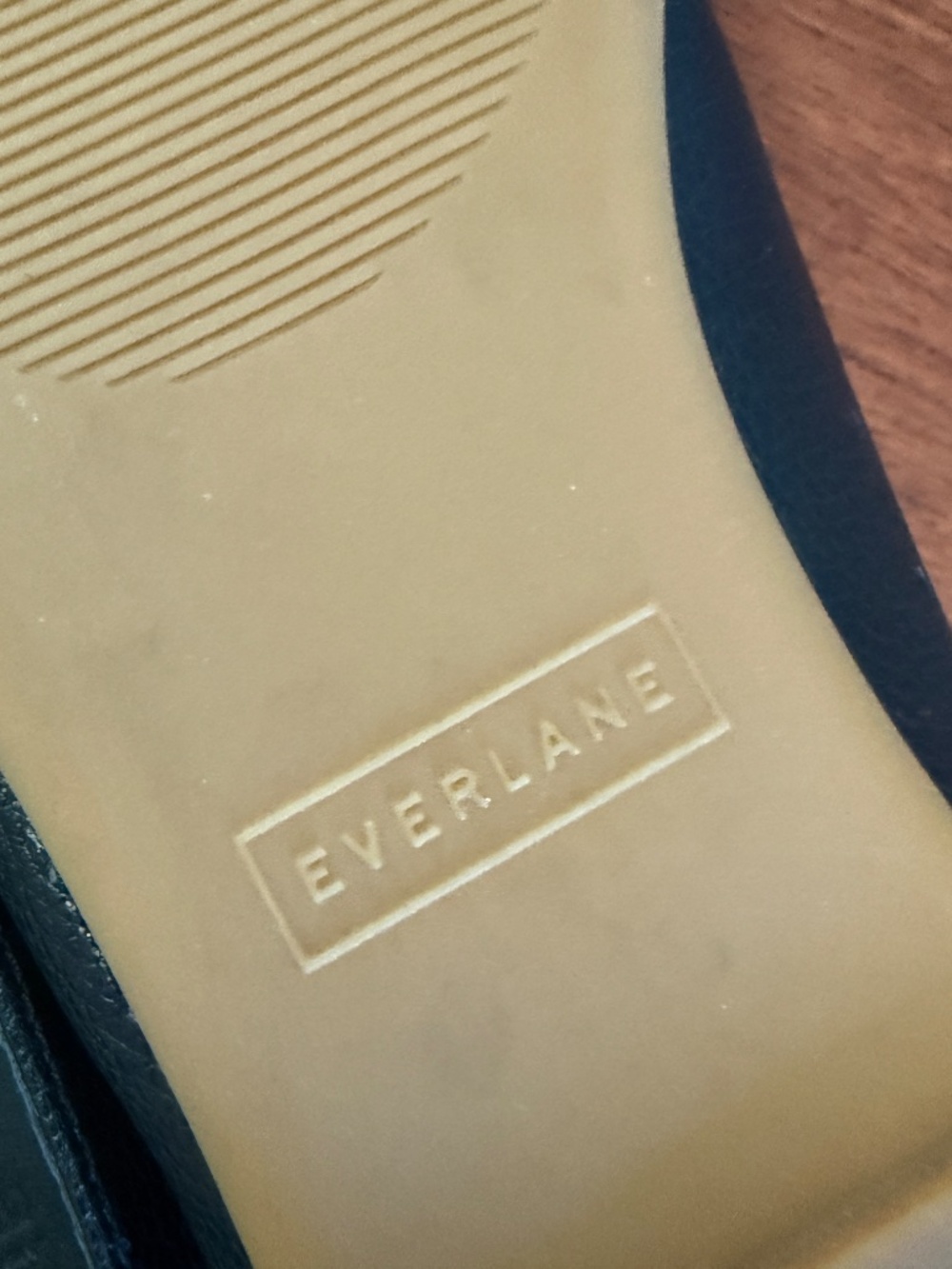 Everlane Black Leather Ballet Flats Size 8 - Picture 9 of 15